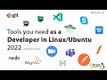 Tools every Developer need in 2022 - Configure Linux for web full stack development