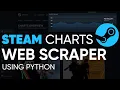 Steam Charts Web Scraper in Python with genre tags