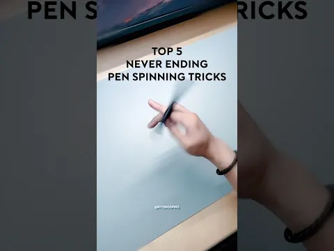 Top 5 Infinite Pen Spinning Tricks ✍️🌀