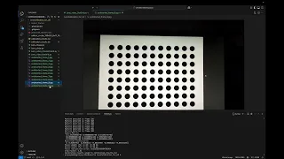 Camera Calibration using DotGridCalibration Method OpenCV Python
