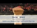 Newport High Top Pyramid Post Cap by Deckorators