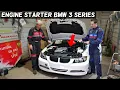 BMW ENGINE STARTER REPLACEMENT LOCATION EXPLAINED E90 E91 E92 E93