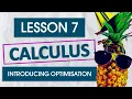 Lesson 7 - Optimisation