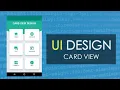 CardView UI Design Android Studio Using Grid Layout