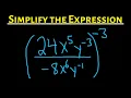 Use the Properties of Exponents to Simplify the Expression and Write with Positive Exponents