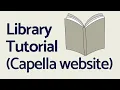 Library Tutorial for Capella University students who are totally lost