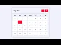 Create A Dynamic Calendar in HTML CSS JavaScript Calendar with JavaScript