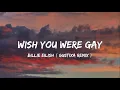 Download Lagu Billie Eilish - Wish You Were Gay | Lyrics ( Gustixa remix )