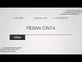 Download Lagu Afgan - Pesan Cinta (Karaoke | Original Key | Instrumental)