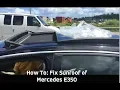 Download Lagu Sunroof Stuck- Manual Easy Fix + Overhead Removal Mercedes E350 2010-2018 sedan (W212)
