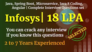 Infosys Interview Angular Java coding Spring Boot Microservice Question Answers
