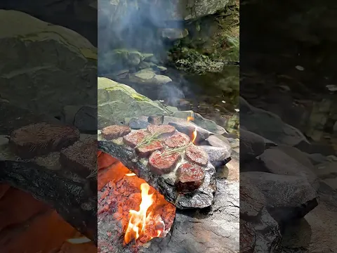 Doğal Taş Üstünde Dana Bonfile Steak 🥩| Beef Tenderloin Steak on a natural stone grill