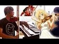 Download Lagu SLSMusic｜四月是你的謊言｜光るなら - Goose House｜Violin \u0026 Piano Cover
