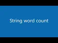 JavaScript How to count words in a string