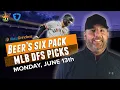 DRAFTKINGS FANDUEL MLB PICKS TODAY 6-13-22 The Daily Fantasy 6 Pack