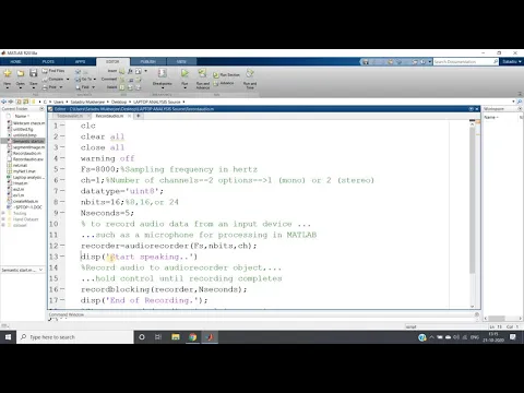Download MP3 How to record audio in Matlab (with complete code)