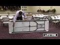 Lifetime 8ft Rectangular Tables and Chairs Set White 80147-KitSuperStore com