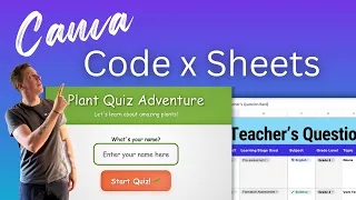 How to Build Auto-Marked Quizzes in Canva Canva Code Canva Sheets Tutorial Step-by-Step