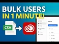 How to Add Bulk Users in Adobe Admin Console Using CSV Complete Step-by-Step Tutorial 2025 Guide