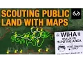 Scouting Public Land with Maps