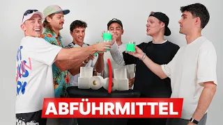 AUSHALTEN nicht aufs Klo gehen (mit Abführmittel)