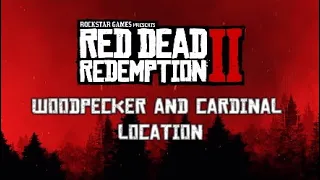 Rdr2 - Woodpecker and Cardinal Location