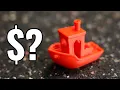 The Cost Of A 3D Print - How to calculate FREE TEMPLATE