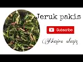 Jeruk sayur pakis, simple dan sedap | homemade