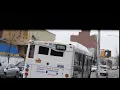 Sunset Park-bound Orion VII CNG 7654 B35 Limited bus leaving 39th Utrecht Avenue