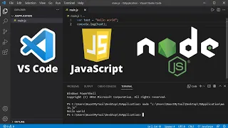 Run JavaScript with Node js and Visual Studio Code