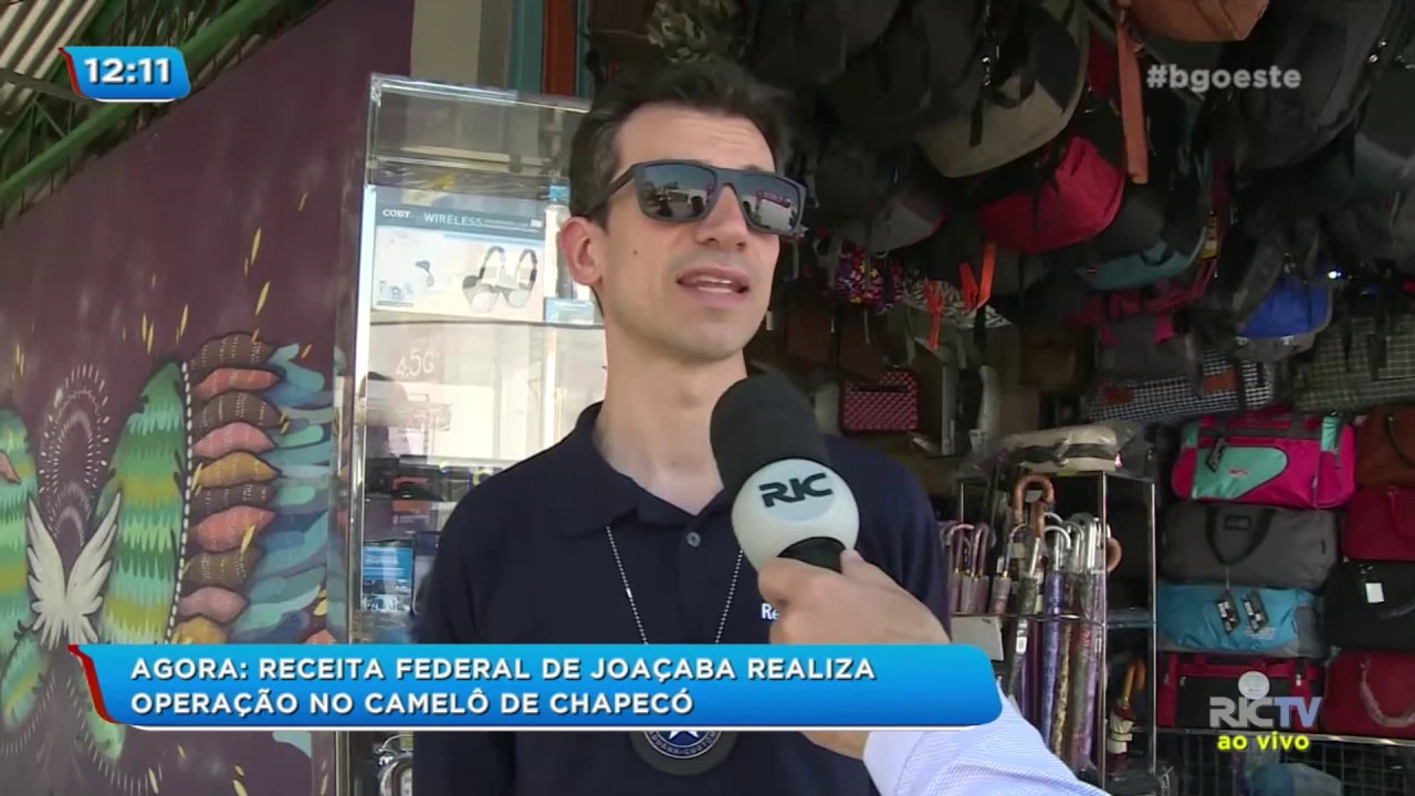 Receita Federal de Joaçaba realiza operação no camelô de Chapecó - Parte 2