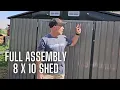 Verano Garden 8 x10 Outdoor Storage Shed Outdoor Storage Shed