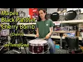 Mapex Black Panther Cherry Bomb 13"x5.5" Sonido y Reseña.