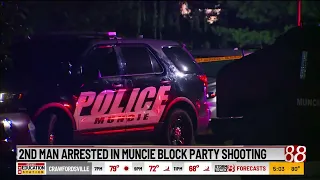 Second man arrested in Muncie Indiana block party shooting