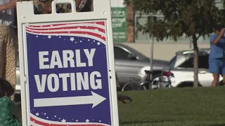 Early voting polls close, people waiting to vote in New Orleans