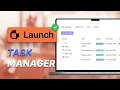No-Code Task Manager App in Minutes Built with Launch today