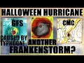 Halloween HURRICANE FRANKENSTORM 2 MJO Effect Typhoon LAN and NAPA CA Fires