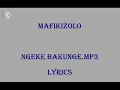 mafikizolo ngeke balunge lyrics