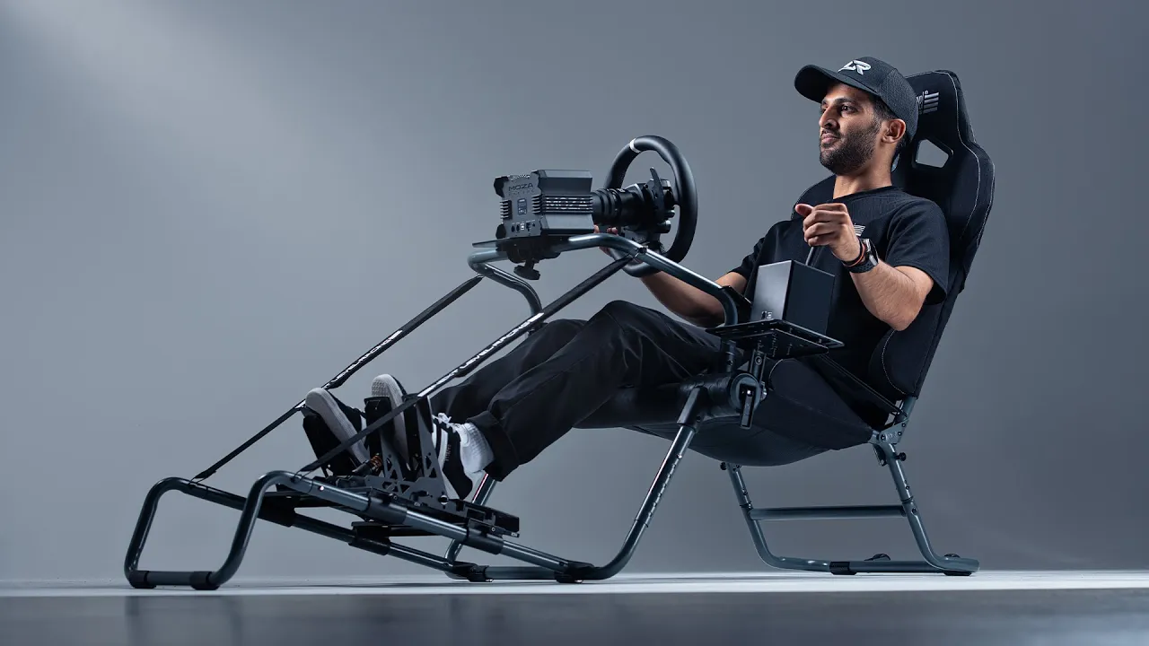 Next Level Racing — GT Lite Pro Racing Simulator - Now Available in Carbon Grey (YouTube video ad)