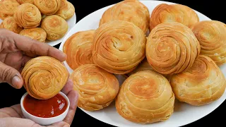 Laccha Aloo Puff Kachori 😍 | Crispy Layered Potato Puff Kachori | Easy Snack Recipe | N'Oven