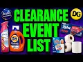 LET S GO DOLLAR GENERAL CLEARANCE EVENT LIST CLEANERS LAUNDRY AIRCARE PAPER PRODUCTS more