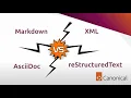 ODH-028 Fight Markdown vs reStructuredText vs AsciiDoc vs XML
