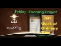 Download Lagu Divine Office Vespers 26th Friday of Ordinary Time October 3, 2025
