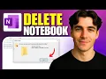 How to Delete a Notebook in OneNote Tutorial 2026