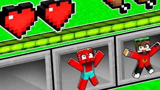 Nos ESCONDEMOS dentro del INVENTARIO en Minecraft!