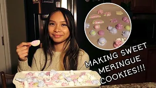 MAKING SWEET MERINGUE COOKIES!!! (Again..?)