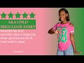Alpha Kappa Alpha Cold Shoulder T Shirt Alpha Kappa Alpha Paraphernalia at Betty s Promos Plus