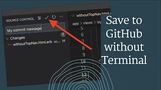 Save Git Changes to Without Using the Terminal VSCode Tricks