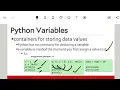 Indentation Variables And Comments In Python Programming