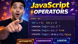 JavaScript Programming Part 2 Operators Full Course for Beginners